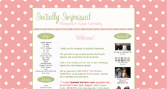 Desktop Screenshot of initiallyimpressed.com